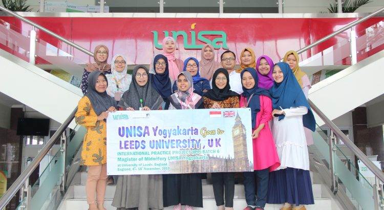 UNISA Melepas 12 Mahasiswa Program Magister Kebidanan ke University of Leeds, Inggris