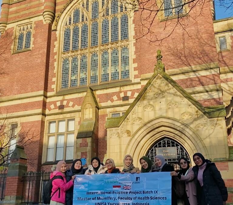 Indonesia ke Leeds, United Kingdom : Mahasiswa Prodi Kebidanan Program Magister Melakukan International Practice Project di University of Leeds UK