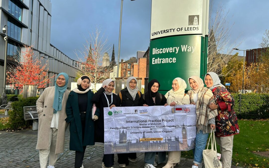 Indonesia ke Leeds : Mahasiswa Prodi Kebidanan Program Magister Melakukan International Practice Project di University of Leeds UK