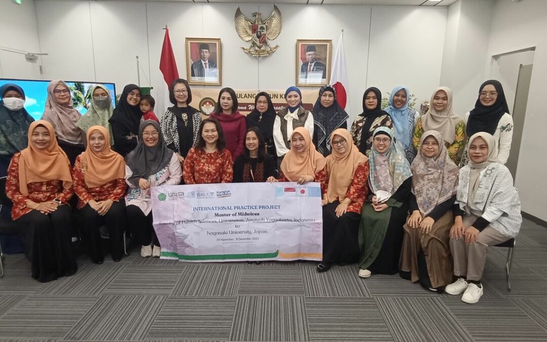 Prodi Kebidanan Program Magister UNISA Yogyakarta melakukan PKM Internasional di KJRI Osaka